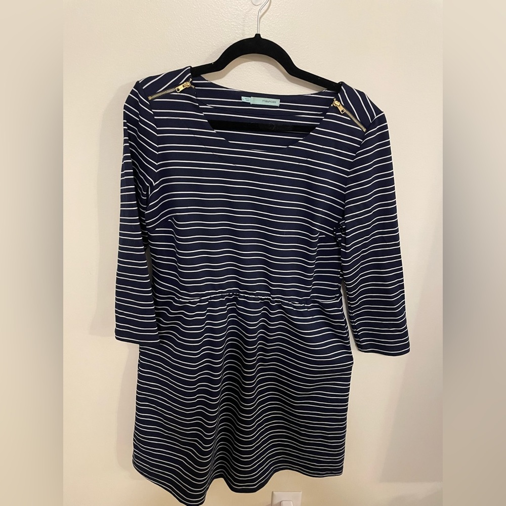 Maurice’s pinstripe dress